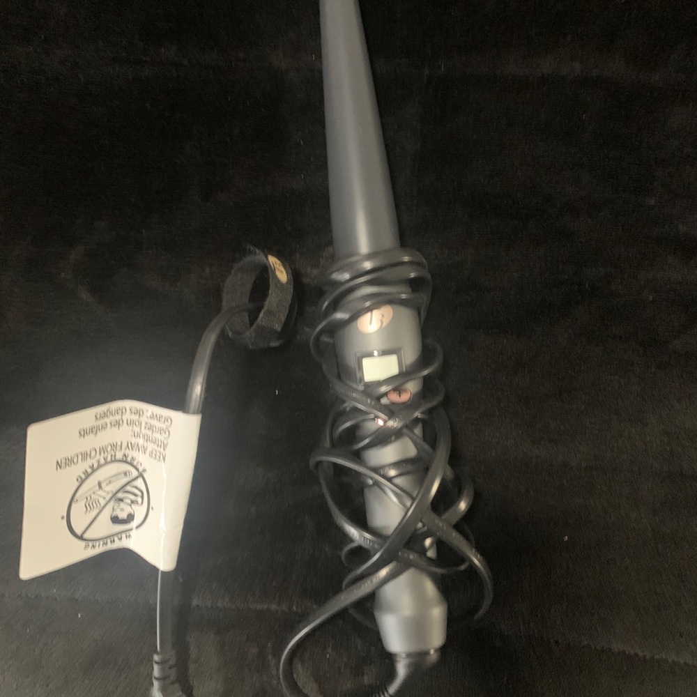 T3 curling wand tapered 1”